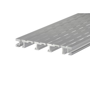 Entwässerungsrinne-Proside aus Aluminium 150 mm x 20 mm x 2000 mm Eloxiert