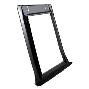 Roro Eindeckrahmen EZ1.0, anthrazit, 54x78 cm für Dachfenster. Abdichtung zwischen Fenster und Dach.