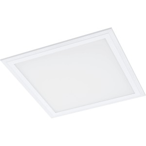 Quadratisches, weißes Eglo Connect LED-Panel Salobrena, 30x30 cm. Deckenleuchte mit einstellbarer Lichtfarbe.