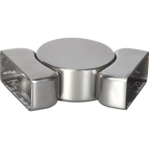 Gelenk aus Aluminium für Handlauf, 0-90° horizontal verstellbar.