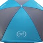 Axi Sonnenschirm, Ø 125 cm, grau und blau, für optimalen Sonnenschutz im Garten.