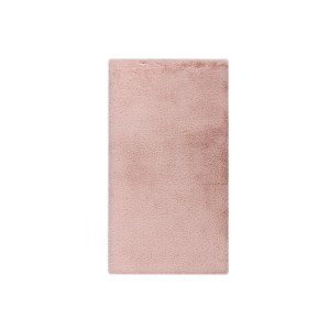 Rosa Lalee Badteppich Heaven, 40x60 cm, mit weichem Flor für Badezimmer.
