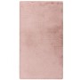 Rosa Lalee Badteppich Heaven, 40x60 cm, mit weichem Flor für Badezimmer.