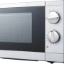 PKM MW700-17 UB2 Mikrowelle in Silber mit 17 l Garraum und Drehteller.