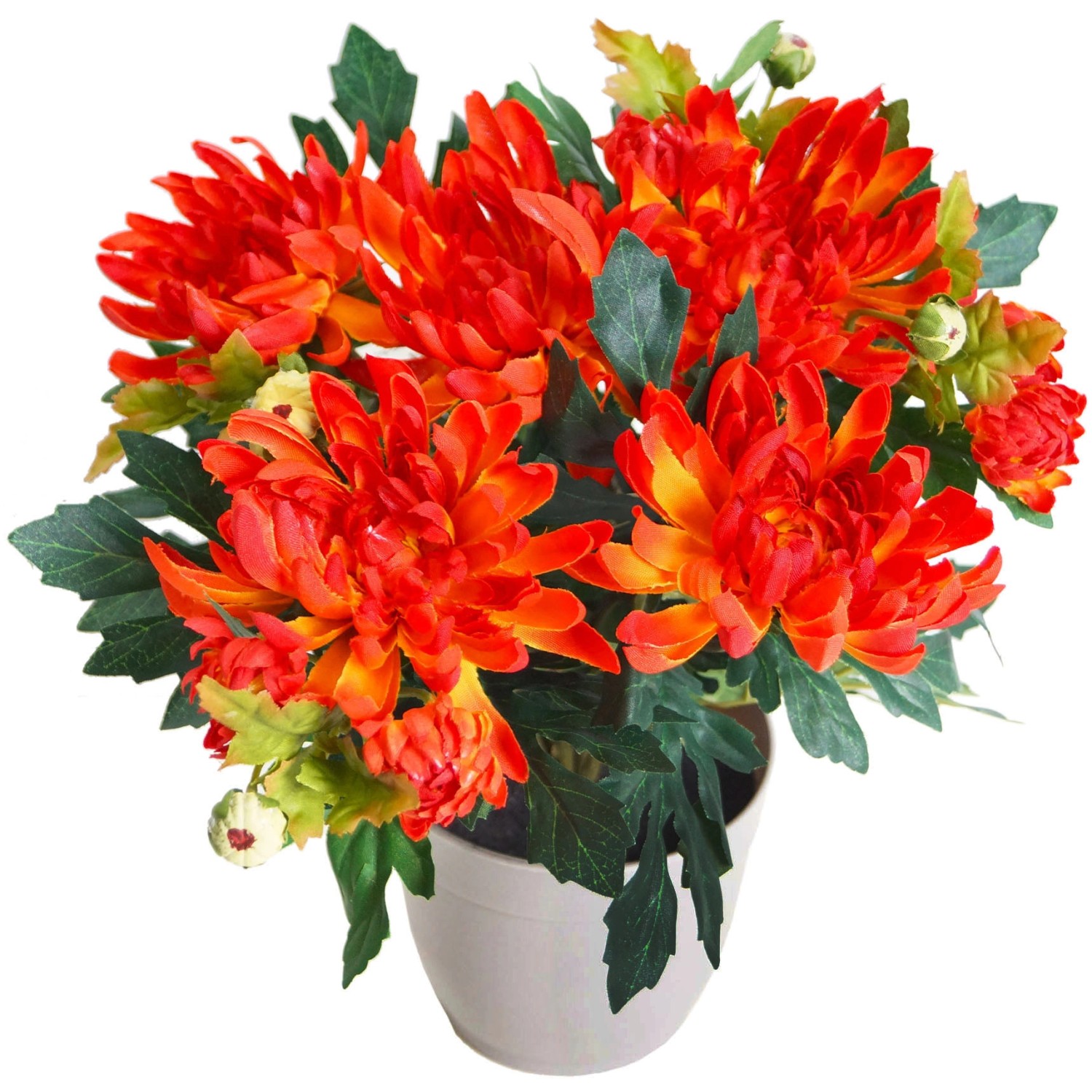 Kunstpflanze Chrysantheme im Topf Rost kaufen bei OBI