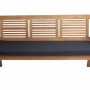 Marineblaues Gartenbank Kissen 110x50 cm für 2-Sitzer Bänke. Bequeme Sitzauflage für Outdoor.