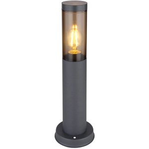 Globo Außenleuchte Boston Edelstahl Anthrazit 45 cm