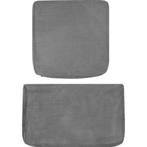 (Ersatz-)Kissenhüllen-Set für Stratford Lounge-Element Mittelteil Grau