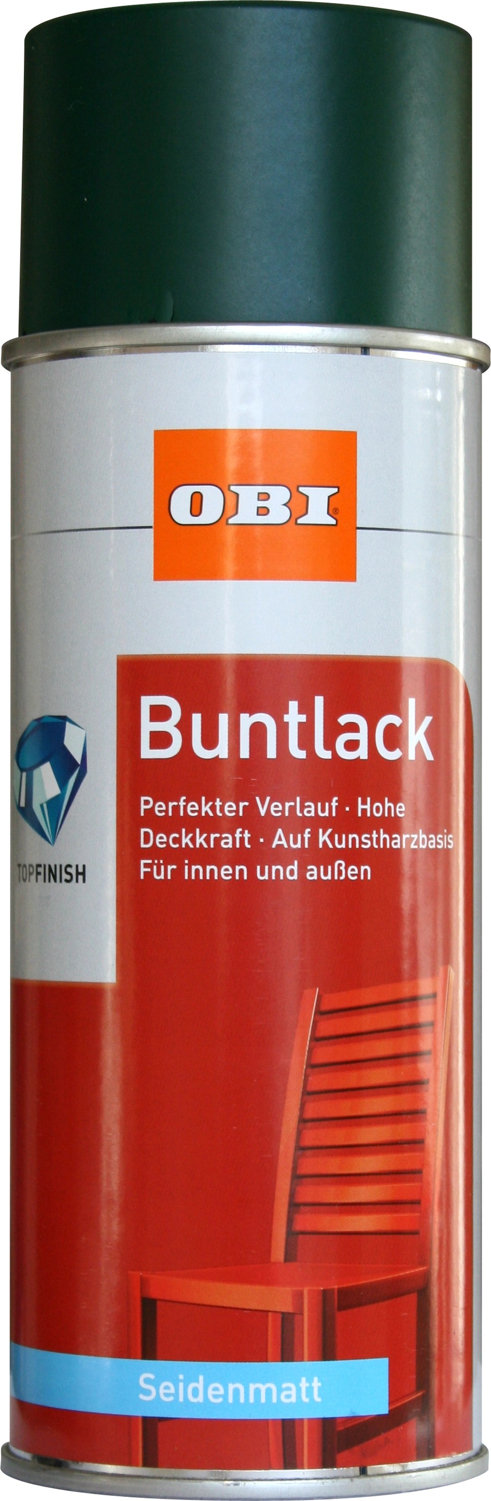 OBI Buntlack Spray RAL 6005 Moosgrün seidenmatt 400 ml kaufen bei OBI