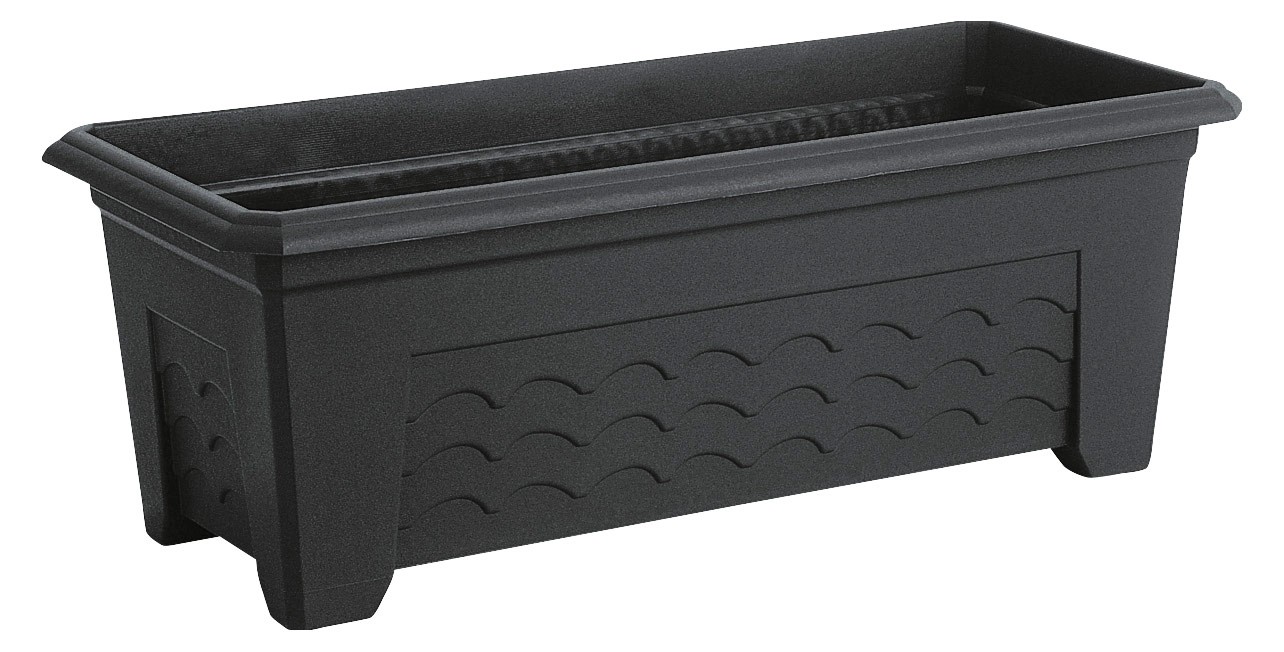 Poétic Blumenkübel Terra Grande 80 cm x 35 cm Anthra kaufen bei OBI
