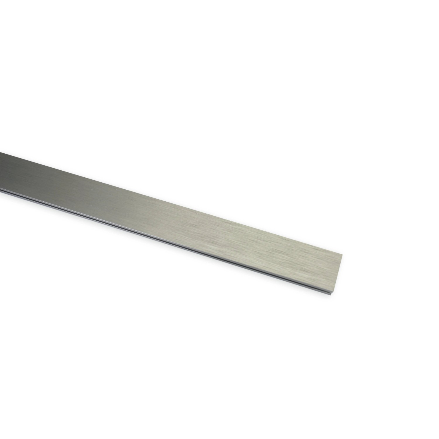 Schöner Wohnen Gardinenstange Matteo, rechteckig, 160 cm, Stahl gebürstet.