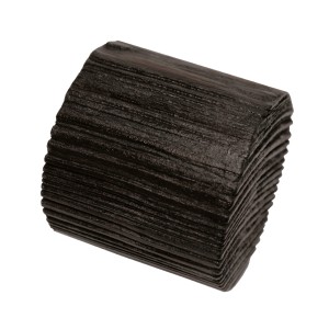 Holz-Endkappe, Kolonial gebürstet, für Gardinia Country Stilgarnituren, 2er-Pack.