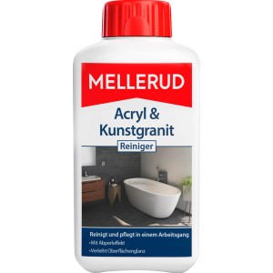 Mellerud Acrylreiniger 0,5l Flasche für Acryl- und Kunststoffoberflächen im Bad.