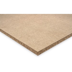 Rohe Spanplatte P2 Natur, 280x207x2,8 cm, geeignet für Möbelbau und Innenausbau.