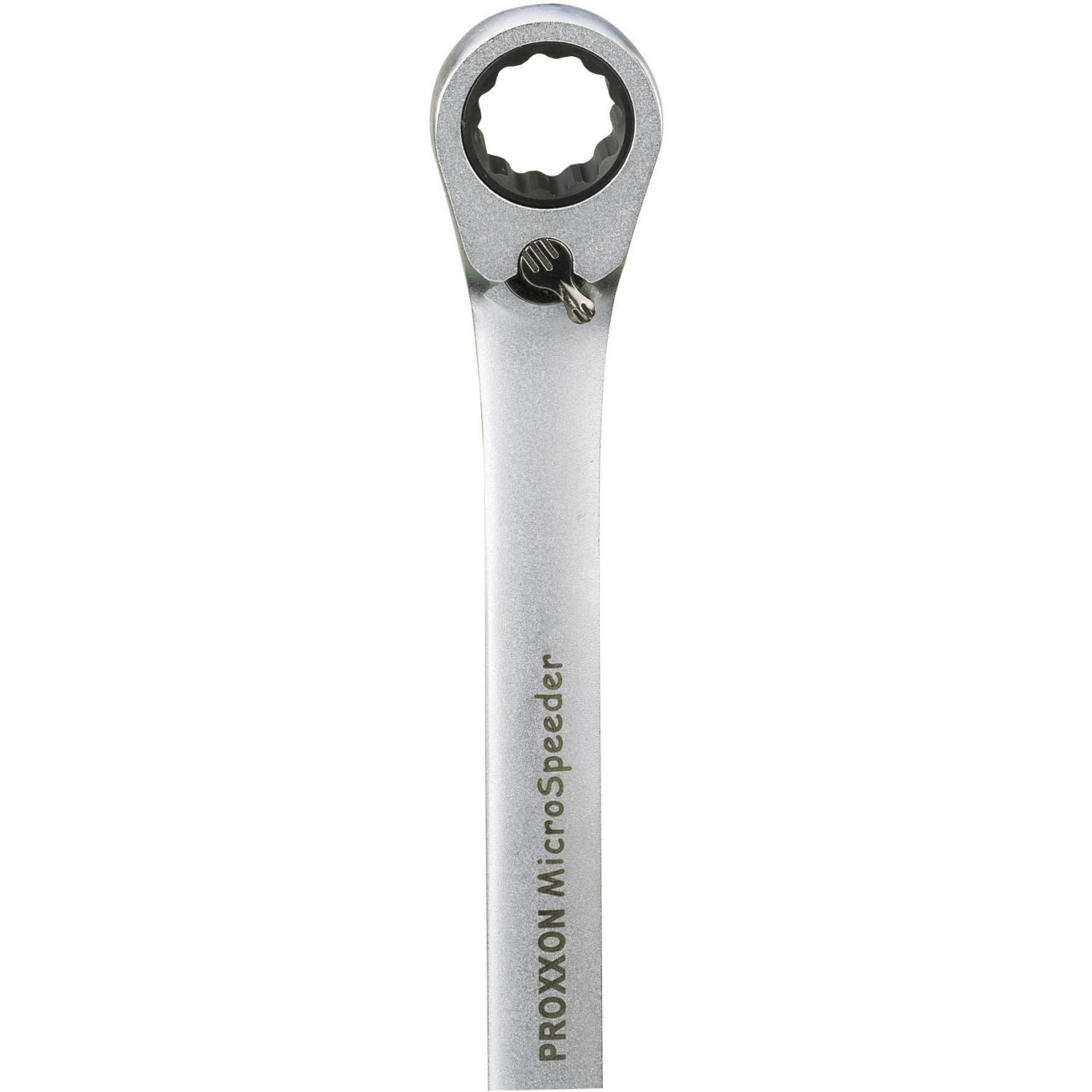 Proxxon MicroSpeeder Ratschenschlüssel, 17 mm, mit Hebelumschaltung für Rechts-/Linkslauf.