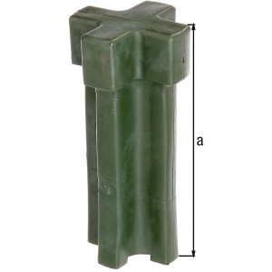 Einschlagwerkzeug für Bodenhülsen Ø 80mm, aus schlagfestem Kunststoff.