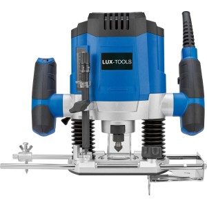 LUX Oberfräse 1200 W E-OF-1200 für präzise Fräsarbeiten in Holz und Aluminium.