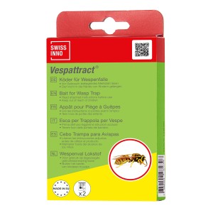 Swissinno Ersatzköder 2er-Pack für Wespenfalle, zur sicheren Wespenbekämpfung im Garten.