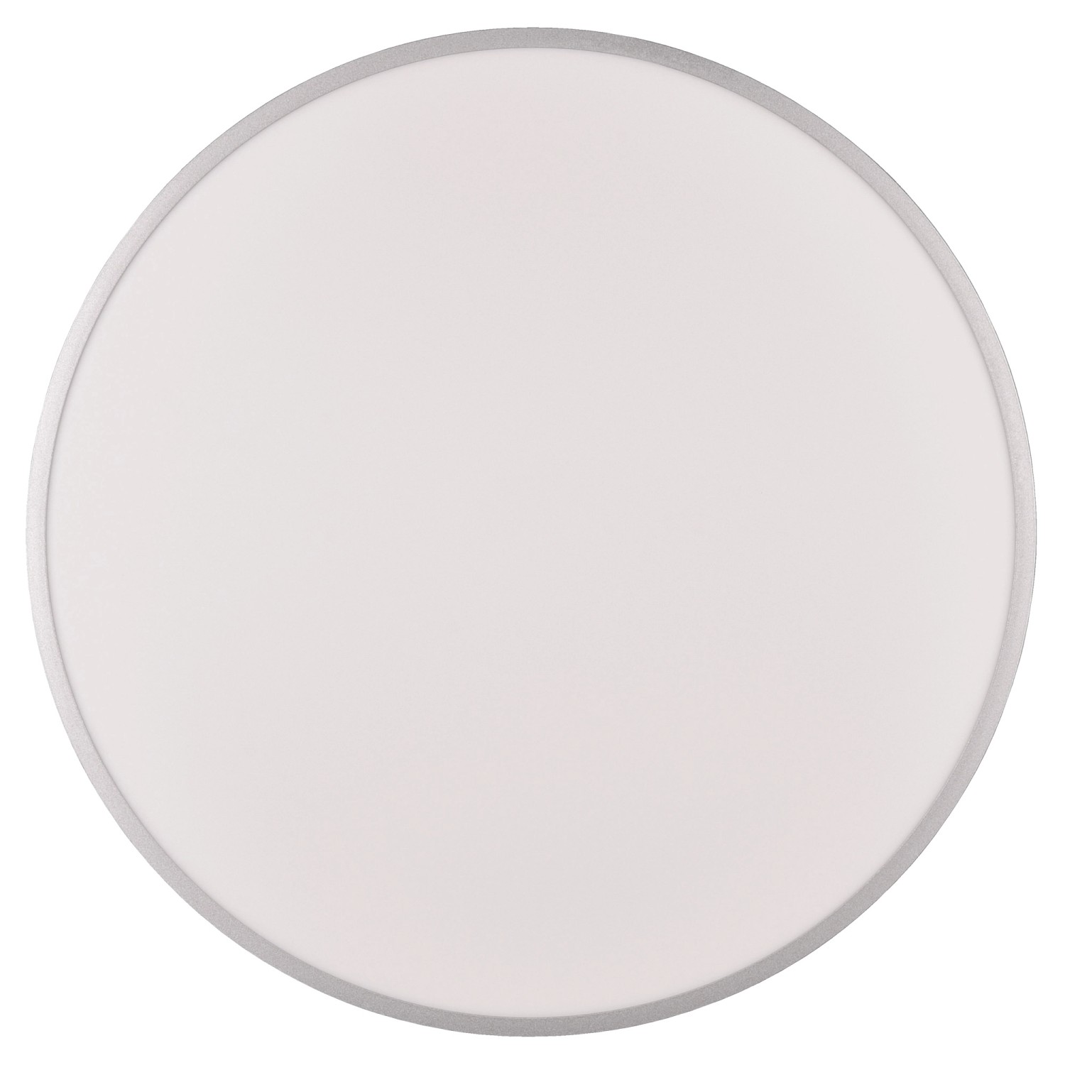 Runde Trio LED-Deckenleuchte Yuma, Ø 100 cm, Titanfarben. Moderne Deckenlampe.