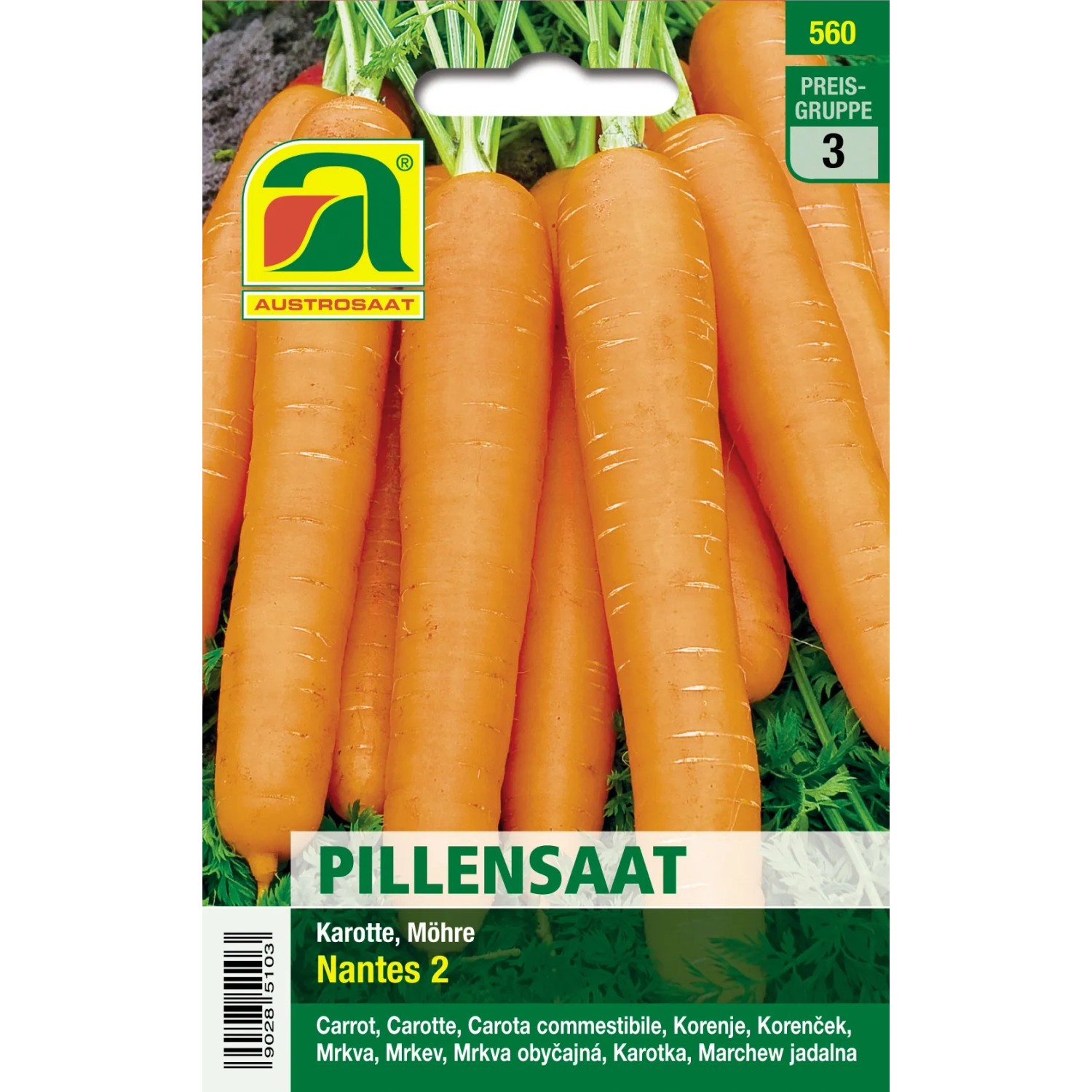 Austrosaat Saatgut Karotte "Nantes 2" Pillensaat Daucus carota L. kaufen  bei OBI