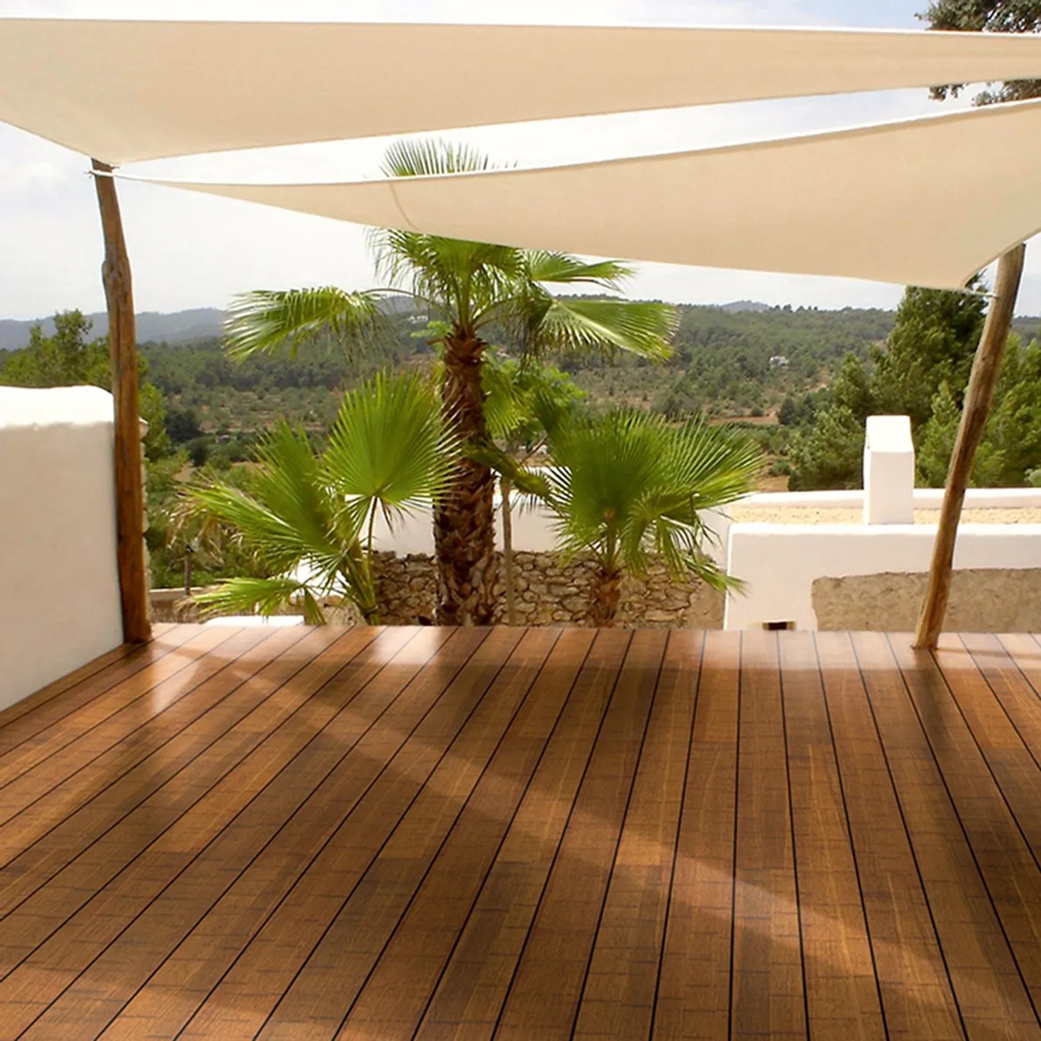 CoBAM Terrassendiele Bambus S Coffee vorgelt 1,5 cm x 14 cm x 185 cm  kaufen bei OBI