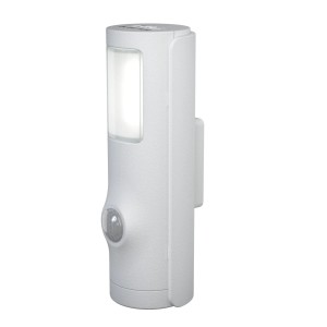Osram LED-Nachtlicht Nightlux Torch mit Bewegungssensor, weiß, für Innen- und Außenbereiche.