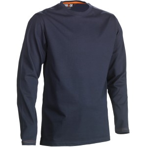 Herock T-Shirt Noet, langärmlig, marineblau, Größe M. Arbeitskleidung aus Baumwolle.