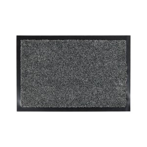 Anthrazitfarbene Astra Türmatte Calcite, 60x80 cm, Schmutzfangmatte für den Innenbereich.