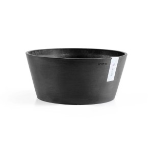 Ecopots Pflanzschale Frankfurt Dunkelgrau 40 cm
