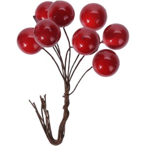 Deko-Beeren Rot 3er Set 3-fach sortiert