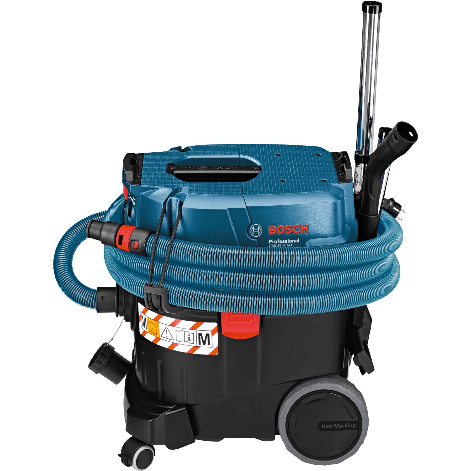 Bosch Professional GAS 35 M AFC Industriestaubsauger mit Schlauch, 1200W, Nass- und Trockensauger.