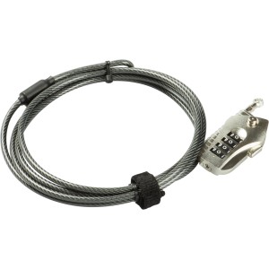 Burg Wächter Kabelschloss Snap+Lock 720 200 mit Zahlencode, flexibel einsetzbar.