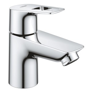 Grohe QuickFix Start Loop XS Waschtischarmatur in Chrom für Kaltwasser, Nahansicht.