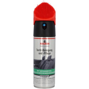Nigrin Textilreiniger mit Bürste, 400ml, für Autopflege und Textilreinigung.