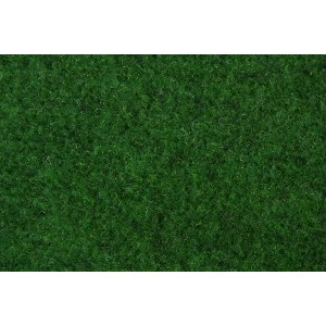 Grüner Andiamo Nadelfilzrasen Patio, 133 cm breit, mit Noppen für den Außenbereich.