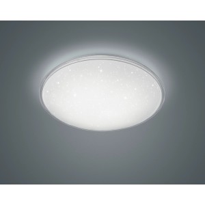 Weiße LED-Deckenleuchte Condor mit Sternenhimmel-Effekt, dimmbar.