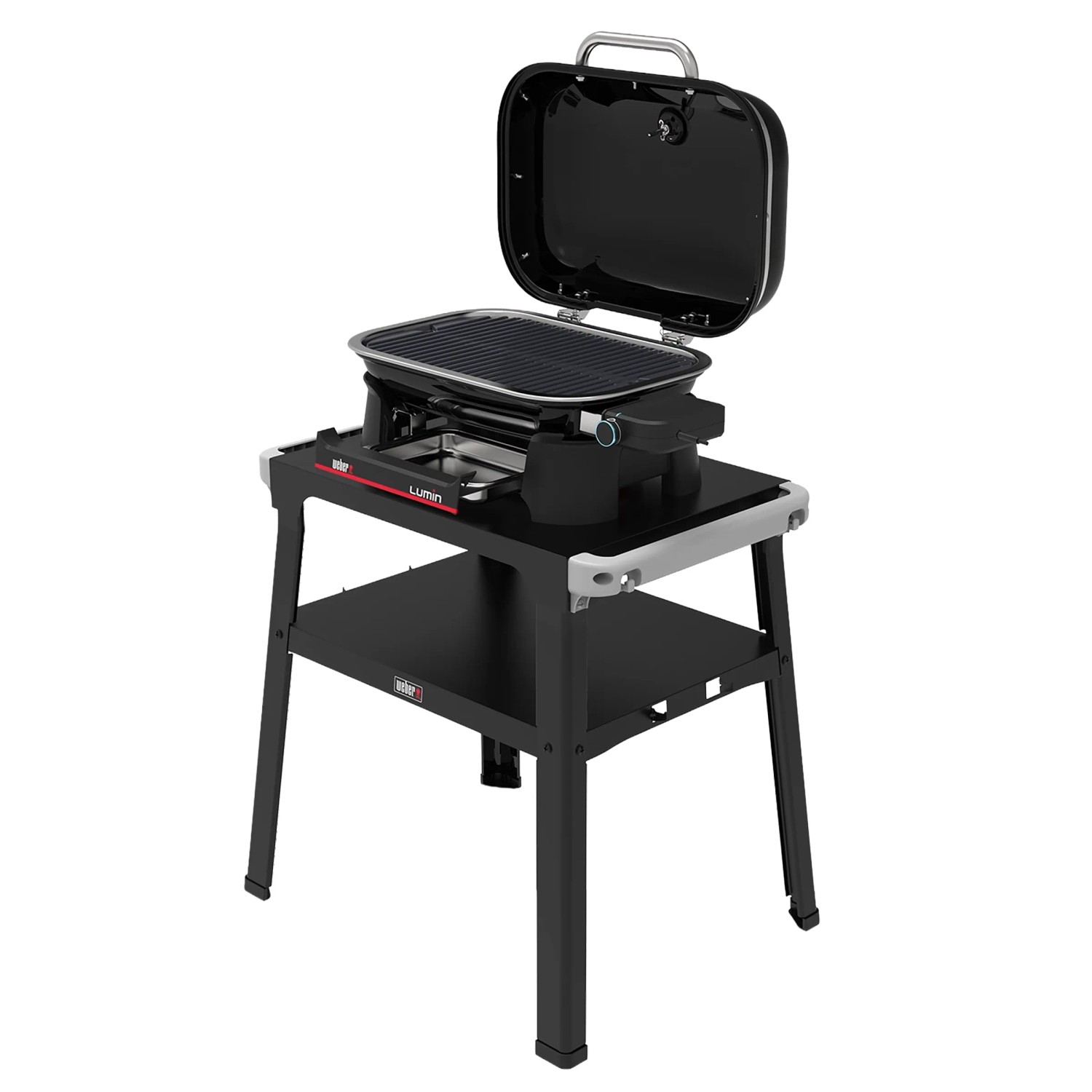 Weber Elektrogrill Lumin Compact mit Stand Schwarz kaufen bei OBI
