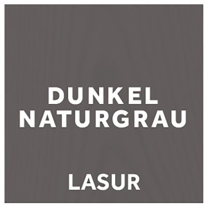 Bondex Holzlasur in Dunkel Naturgrau für den Außenbereich.