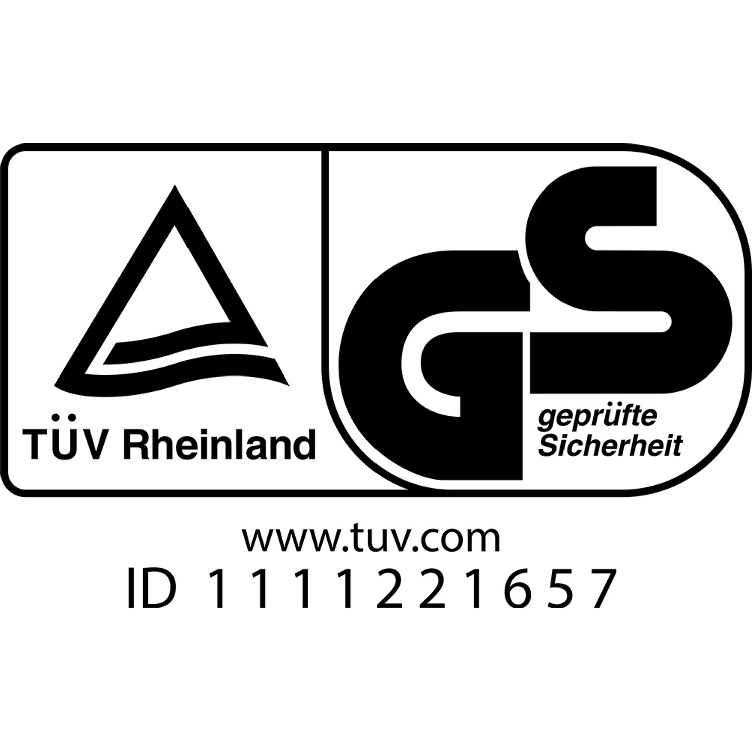 GS-Zeichen für geprüfte Sicherheit des Bestway Lay-Z-Spa Bali AirJet Whirlpools.