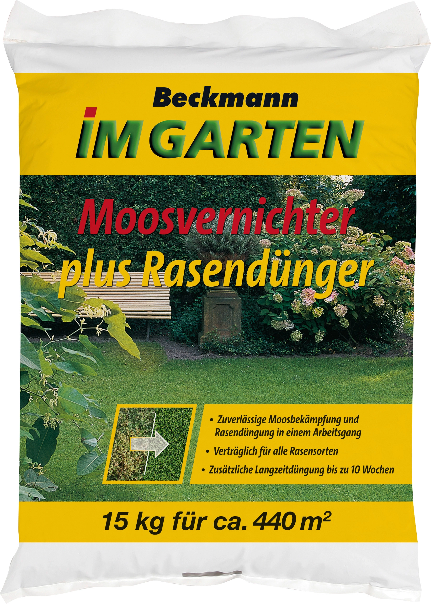 Beckmann Profi Moosvernichter plus Rasendünger 17,5 kg kaufen bei OBI