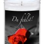 Motiv-Grablicht Ambrosius mit roter Rose und dem Schriftzug 'Du fehlst!' für 5 Tage Brenndauer.