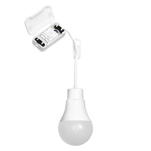 LEDVANCE LED Lampe in Glühlampenform mit Direktanschluss und weißem Gehäuse.