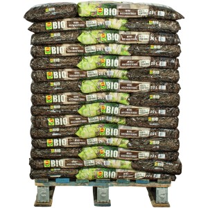 Palette Compo BIO Mini-Hochbeeterde, 45 x 20 l, torffreie Erde für Mini-Hochbeete.