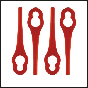 Rote Kunststoffmesser für Einhell Akku-Rasentrimmer GC-CT 18/24 Li P.