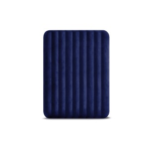 Intex Luftmatratze Classic Downy Blue Queen, Camping Luftbett mit Fiber-Tech für optimalen Komfort.