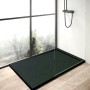 Rechteckige, extraflache Ottofond Duschwanne Zona, 120x90 cm, in Anthrazit. Barrierefreie, moderne Duschtasse.