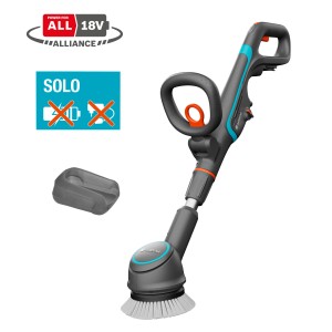 Gardena Akku-Multi-Reiniger AquaBrush Compact: Elektrische Reinigungsbürste für Oberflächen, ohne Akku.