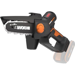 Worx Akku-Astsäge WG325E.9, 20V, Einhand-Kettensäge zum Beschneiden von Ästen.