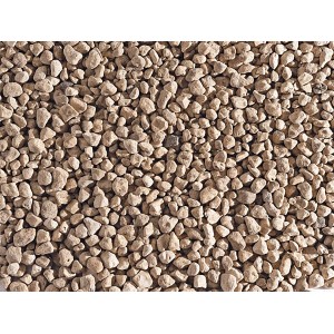 Beiges Scherf Bimskies Hydrokultursubstrat (8-16 mm) für Pflanzen im 7 l Sack.