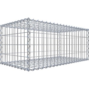 Gabiona Gabionenkorb 40 cm x 100 cm x 50 cm Maschenw 5 cm x 10 cm